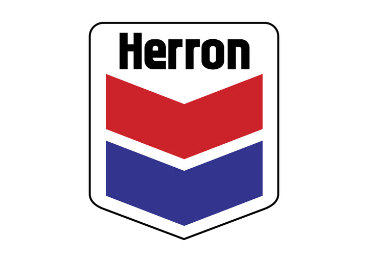 Herron shield logo sticker artwork